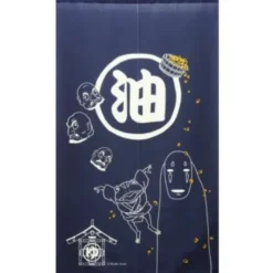 Maison Ghibli Aburaya Blue Curtains - Spirited Away