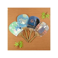Maison Ghibli Bamboo Fan Chihiro & No Face - Spirited Away