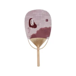 Maison Ghibli Bamboo Fan Chihiro & No Face on the train - Spirited Away