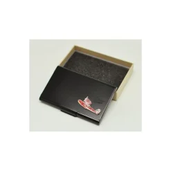 Maison Ghibli Black Metal Card Case With Seaplane - Porco Rosso