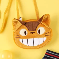 Maison Ghibli Catbus Plush Pouch 11,5 x 15,5 x 2 cm - My Neighbor Totoro