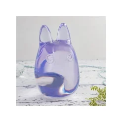 Maison Ghibli Crystal Figurine Transparent Small Totoro Purple - My Neighbor Totoro