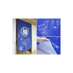 Maison Ghibli Curtain Aburaya Blue - Spirited Away