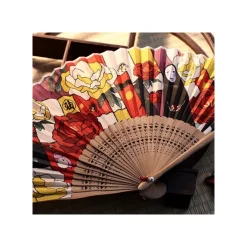 Maison Ghibli Folding Fan Unabara Flowers - Spirited Away