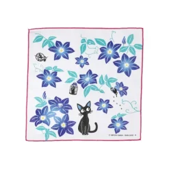 Maison Ghibli GAUZE HANDKERCHIEF CLEMATIS - KIKI’S DELIVERY SERVICE