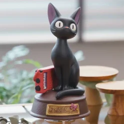 Maison Ghibli Great Musical Statue Jiji and Radio - Kiki'S Delivery Service