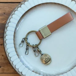 Maison Ghibli Leather Key Chain Marco - Porco Rosso