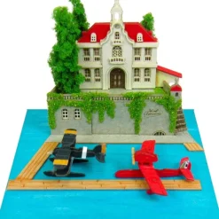 Maison Ghibli Paper Craft Adriano & seaplane fighter - Porco Rosso