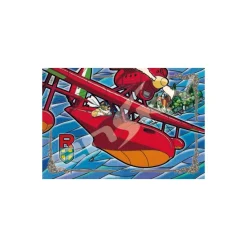 Maison Ghibli Stained glass Puzzle 300P Adriatic Sea - Porco Rosso