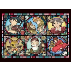 Maison Ghibli Stained glass Puzzle 208P Characters gallery - Whisper of the Heart