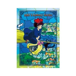 Maison Ghibli Stained glass Puzzle 208P Kiki on service - Kiki la petite sorcière