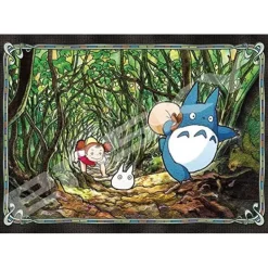 Maison Ghibli Stained glass Puzzle 208P Secret Tunnel - My Neighbor Totoro