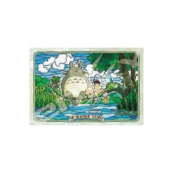 Maison Ghibli Stained glass Puzzle 300P Totoro Fishing - My Neighbor Totoro