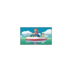 Maison Ghibli WOOD PANEL GHIBLI  02 - PONYO & SOSUKE
