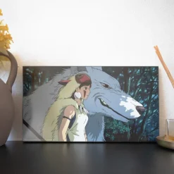 Maison Ghibli WOOD PANEL GHIBLI  03 - PRINCESS MONONOKE