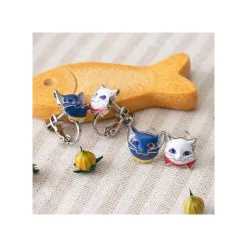 Maison Ghibli Yuki & Moon Clip Earrings - The Cat Returns